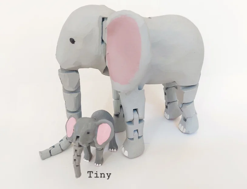 Voi Con Mini (Print-in-Place) – Tiny Elephant - Image 2