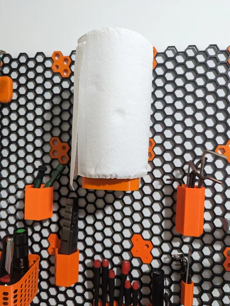 Giá treo giấy lau thông minh cho bảng lỗ tổ ong (Honeycomb Storage Wall) - Image 1