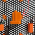 Giá treo giấy lau thông minh cho bảng lỗ tổ ong (Honeycomb Storage Wall) - Thumbnail 3