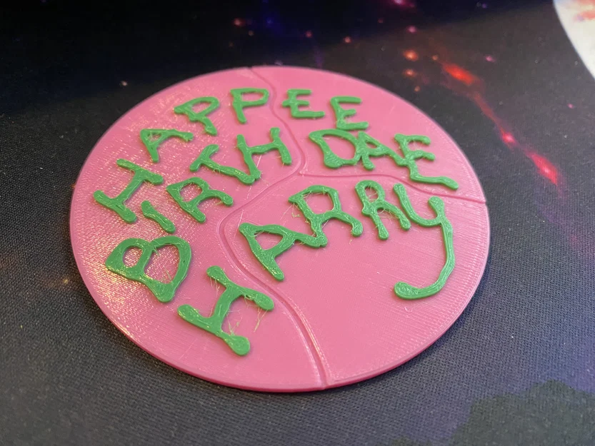 Miếng lót ly Harry Potter Happee Birthdae - Mô hình 3D ấn tượng - Image 2