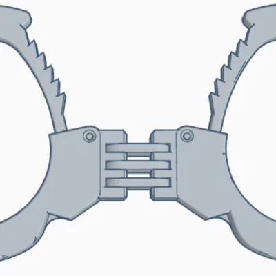 Còng tay (Handcuffs) in 3D