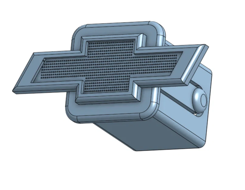 Nắp che đầu kéo Chevrolet (Hitch Cover) in 3D đẹp mắt - Image 1