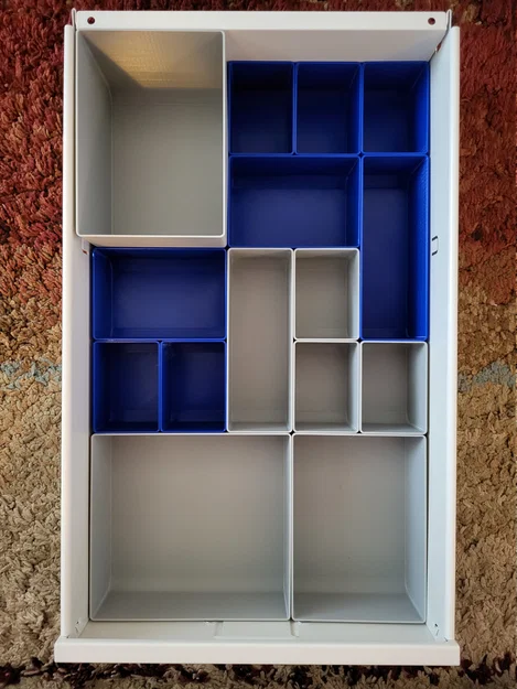Hệ mô-đun chia ngăn kéo Ikea Helmer (Modular Organizational System) - Image 1