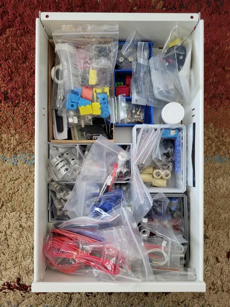 Hệ mô-đun chia ngăn kéo Ikea Helmer (Modular Organizational System) - Image 2