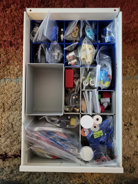 Hệ mô-đun chia ngăn kéo Ikea Helmer (Modular Organizational System) - Image 3