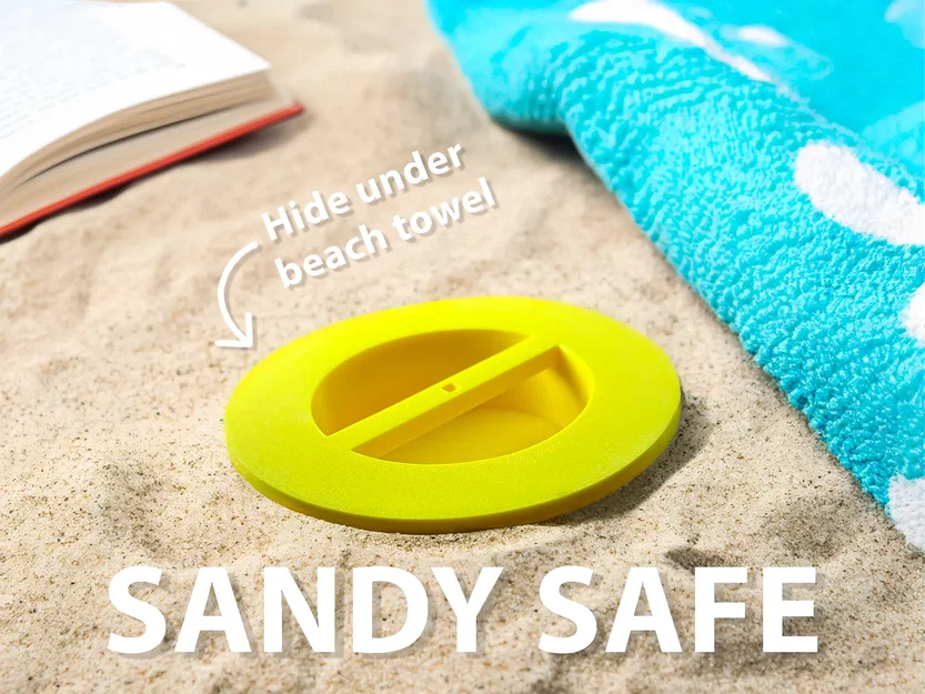 The Sandy Safe (Beach Vault) – Hộp cất đồ chôn cát đi biển - Image 1