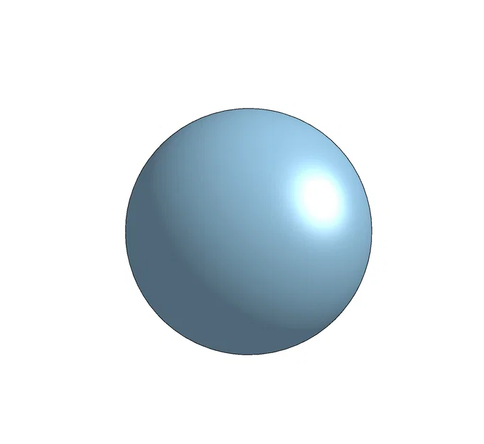 Mô hình quả cầu Marble (bóng nảy) đơn giản cho máy in 3D - Image 1