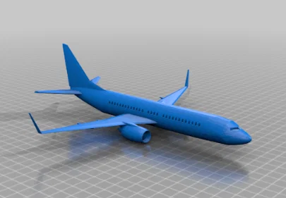 Mô hình máy bay Boeing 737 in 3D trang trí bàn làm việc - Image 1