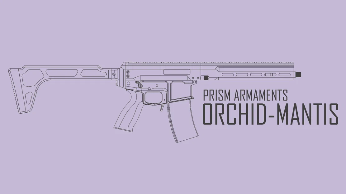 ORCHID MANTIS 3D PRINTABLE GBBR - Image 1