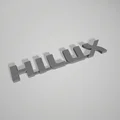 Mẫu logo Toyota Hilux 3D - Thiết kế trang trí xe bán tải - Thumbnail 1