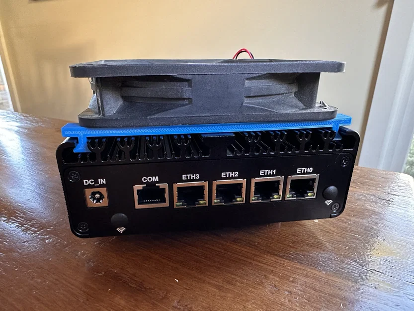 Ngàm gắn quạt 120mm cho máy tính Topton N100 fanless (không cần chế vỏ) - Image 1