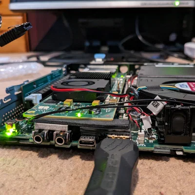 Nắp PCI-e/Back Cover cho LSI 9200-8e trên Lenovo M720Q