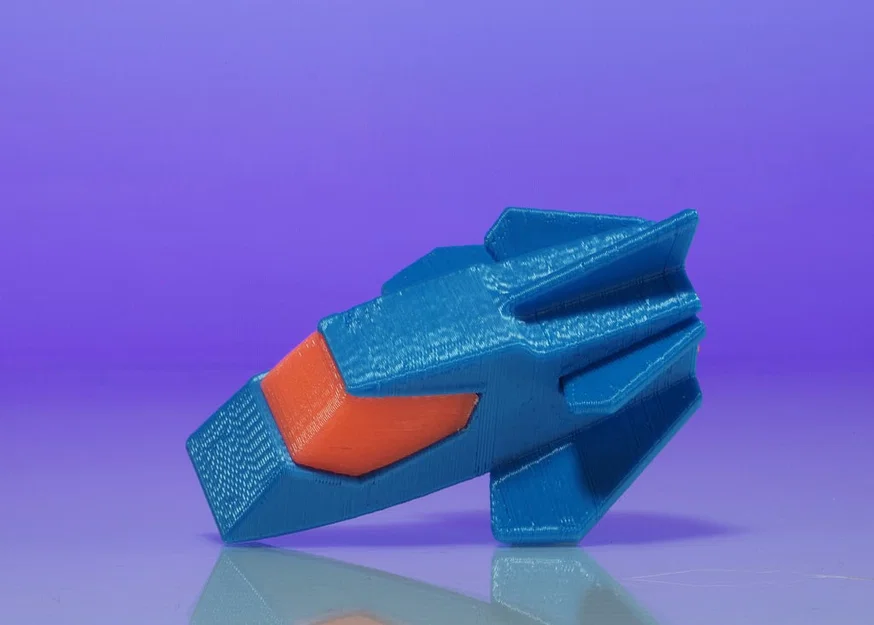 Đồ chơi tàu vũ trụ mini sci-fi số 5 dễ in - không cần supports - Image 1