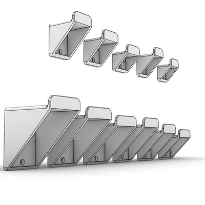 Bộ móc treo tường đa năng Strong Wall Hooks - Bền bỉ, dễ in 3D