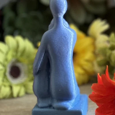 Tượng 3D Cặp Đôi Ôm Nhau Nghệ Thuật - Mẫu In 3D Ý Nghĩa