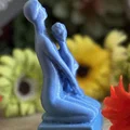 Tượng 3D Cặp Đôi Ôm Nhau Nghệ Thuật - Mẫu In 3D Ý Nghĩa - Thumbnail 5