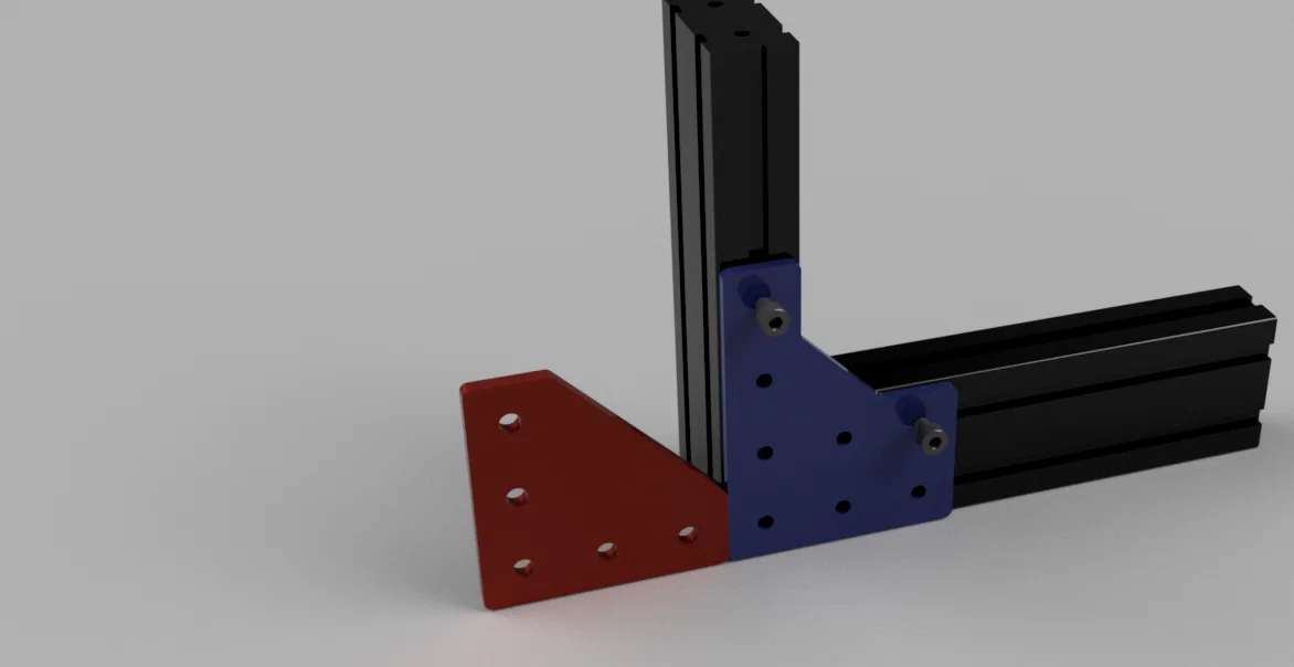 Bát góc & junction plate bền cho I-Slot typ5 và V-Slot 2040/2020 - Image 4