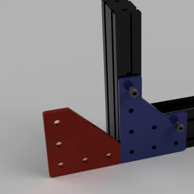 Bát góc & junction plate bền cho I-Slot typ5 và V-Slot 2040/2020