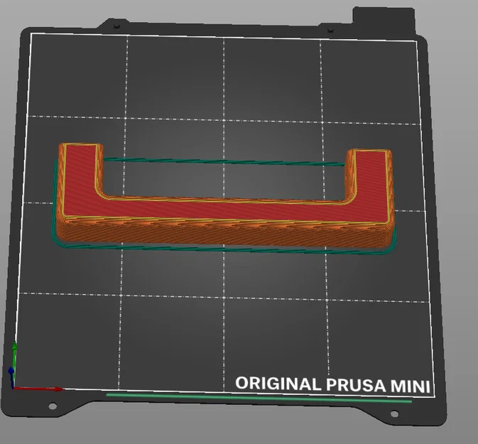 Tay nắm cửa/ngăn kéo bắt sau, dùng ê-cu vuông M3 (parametric, nhiều size) - Image 2