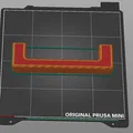 Tay nắm cửa/ngăn kéo bắt sau, dùng ê-cu vuông M3 (parametric, nhiều size) - Thumbnail 2
