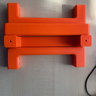 Tay nắm cửa/ngăn kéo bắt sau, dùng ê-cu vuông M3 (parametric, nhiều size)