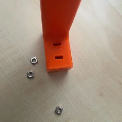 Tay nắm cửa/ngăn kéo bắt sau, dùng ê-cu vuông M3 (parametric, nhiều size)