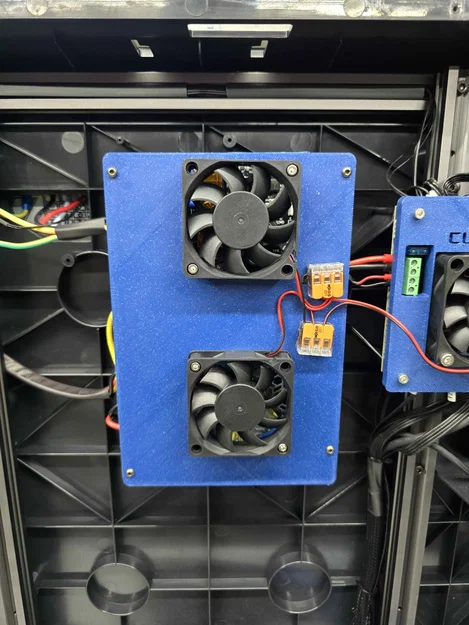 Nắp che SSR/PSU Sovol SV08 kèm 2 quạt 6015 - Image 1