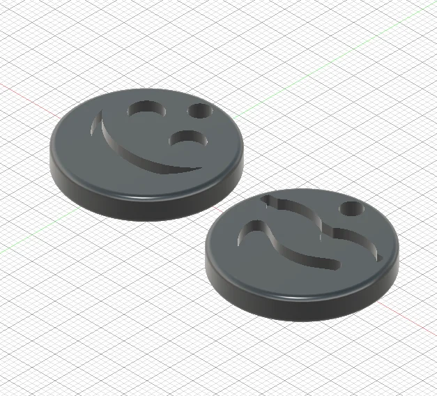 Móc khóa mặt cười (Emoticon Keychain) in 3D xinh xắn - Image 1