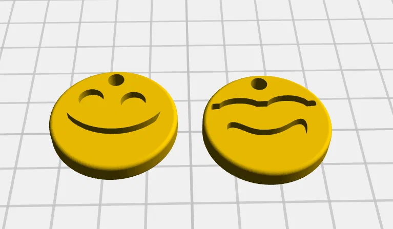 Móc khóa mặt cười (Emoticon Keychain) in 3D xinh xắn - Image 3