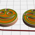Móc khóa mặt cười (Emoticon Keychain) in 3D xinh xắn - Thumbnail 4