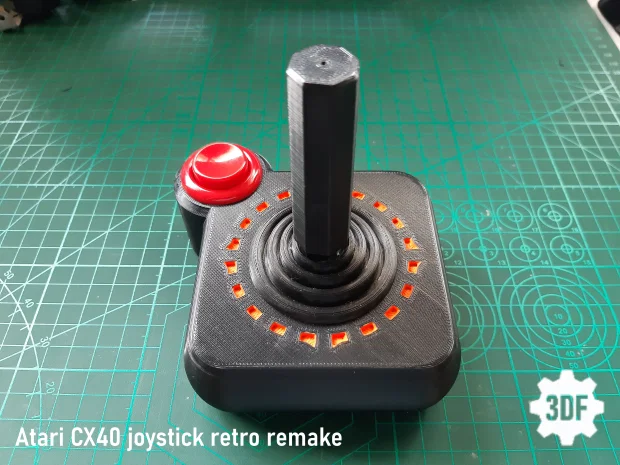 Joystick Atari CX10/CX40 - BẢN STL! - Dùng Arcade Parts - Image 1