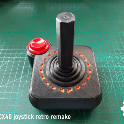 Joystick Atari CX10/CX40 - BẢN STL! - Dùng Arcade Parts