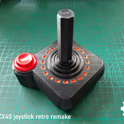 Joystick Atari CX10/CX40 - BẢN STL! - Dùng Arcade Parts