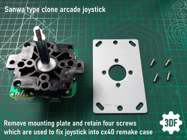 Joystick Atari CX10/CX40 - BẢN STL! - Dùng Arcade Parts - Image 8