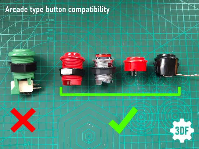 Joystick Atari CX10/CX40 - BẢN STL! - Dùng Arcade Parts - Image 9