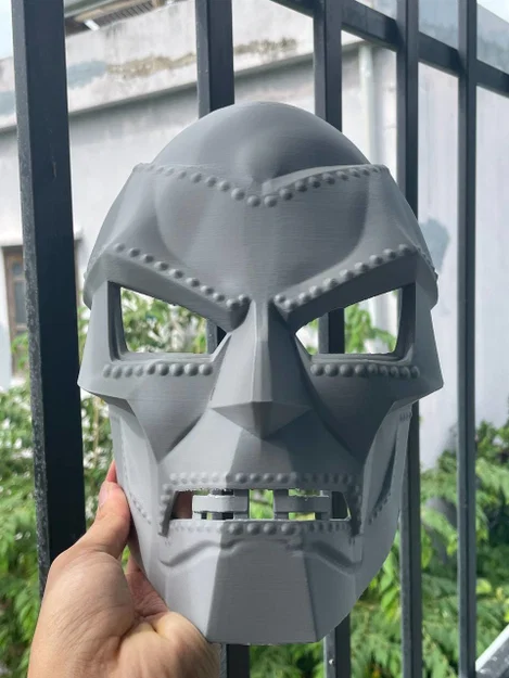 Mặt nạ Dr Doom - Mũ Doctor Doom Marvel - Props Cosplay - FREE STL - Image 2
