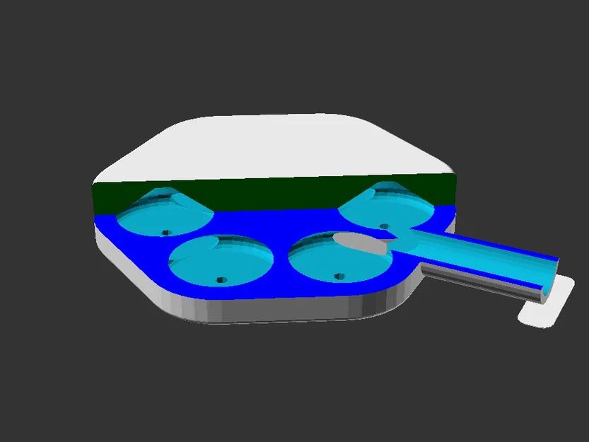 Đầu phun sương Multi Cyclone in 3D (Tưới cây tiết kiệm nước) - Image 3