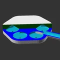 Đầu phun sương Multi Cyclone in 3D (Tưới cây tiết kiệm nước) - Thumbnail 3