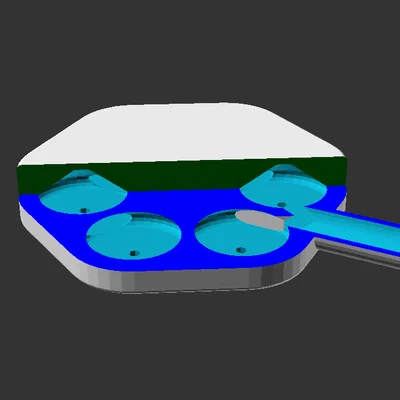Đầu phun sương Multi Cyclone in 3D (Tưới cây tiết kiệm nước)