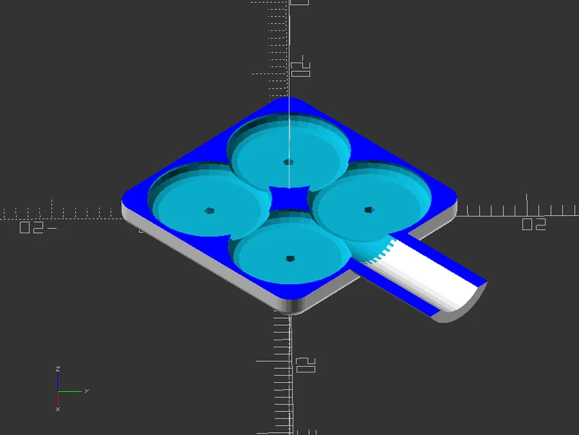 Đầu phun sương Multi Cyclone in 3D (Tưới cây tiết kiệm nước) - Image 4