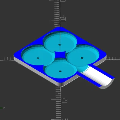 Đầu phun sương Multi Cyclone in 3D (Tưới cây tiết kiệm nước)