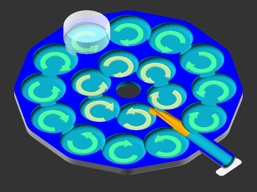 Đầu phun sương Multi Cyclone in 3D (Tưới cây tiết kiệm nước) - Image 5