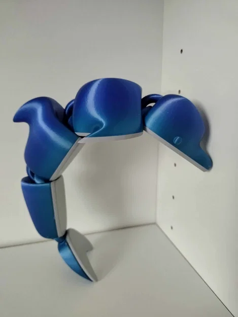 Cá heo khớp nối print-in-place (Articulated Dolphin) - Image 1