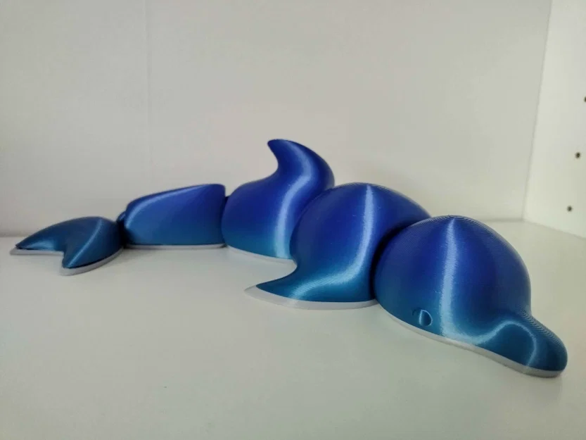 Cá heo khớp nối print-in-place (Articulated Dolphin) - Image 2