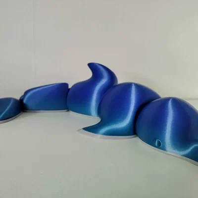 Cá heo khớp nối print-in-place (Articulated Dolphin)