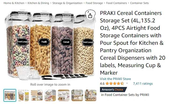 Dry Box từ hộp ngũ cốc kín khí 4L (Skroam/Praki) - Image 27