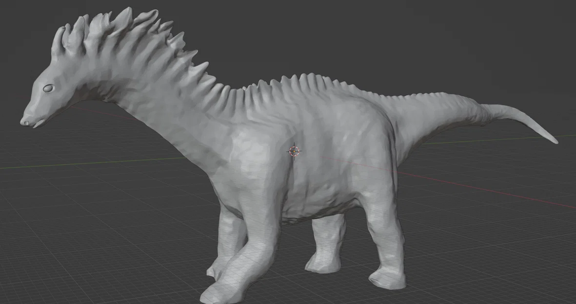 Mô hình 3D Khủng long Amargasaurus - Tự in tại nhà cực chất - Image 1