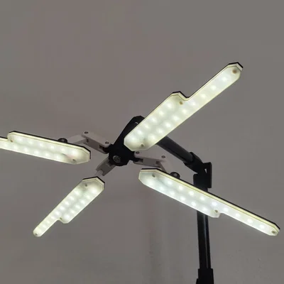 Đèn Bàn LED Strip Phong Cách Tương Lai (Futuristic Desk LED Strip Lamp)
