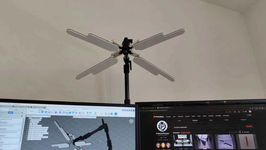 Đèn Bàn LED Strip Phong Cách Tương Lai (Futuristic Desk LED Strip Lamp) - Image 2