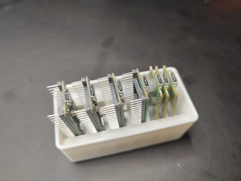 Khay Gridfinity giữ Raspberry Pi Pico - Image 3